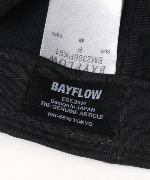 BAYFLOW（ベイフロー）の「【WEAR WELL（ウェアウェル）】別注ヘリンボーンキャップ（キャップ・メンズ・クリアグリーン/ブラック/ベージュ・FREE）」の10枚目の写真