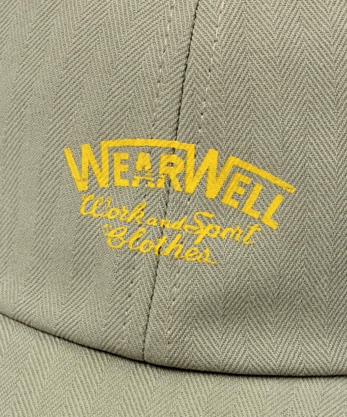 BAYFLOW（ベイフロー）の「【WEAR WELL（ウェアウェル）】別注ヘリンボーンキャップ（キャップ・メンズ・クリアグリーン/ブラック/ベージュ・FREE）」の18枚目の写真