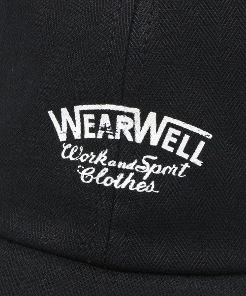 BAYFLOW（ベイフロー）の「【WEAR WELL（ウェアウェル）】別注ヘリンボーンキャップ（キャップ・メンズ・クリアグリーン/ブラック/ベージュ・FREE）」の12枚目の写真