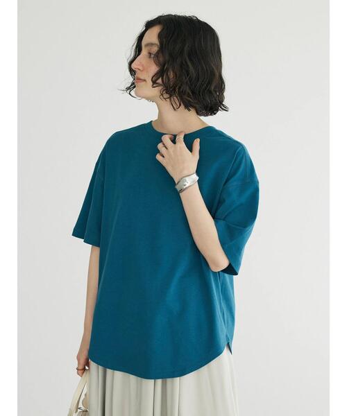 CRAFT STANDARD BOUTIQUE(クラフトスタンダードブティック)の「2WAYラウンドTee(Tシャツ/カットソー・レディース・ブルーグリーン/ブラック/ブラウン/ホワイト・FREE)」の19枚目の写真