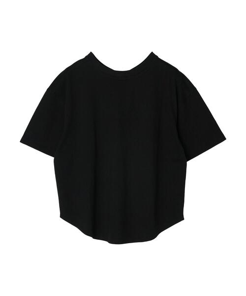 CRAFT STANDARD BOUTIQUE(クラフトスタンダードブティック)の「2WAYラウンドTee(Tシャツ/カットソー・レディース・ブルーグリーン/ブラック/ブラウン/ホワイト・FREE)」の7枚目の写真