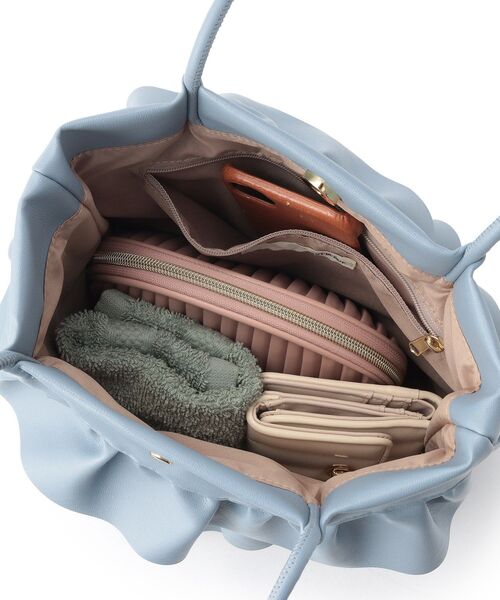 SHOO・LA・RUE（シューラルー）の「◆フリルトートバッグ（トートバッグ・レディース・オフホワイト/シルバー/ブルー・00）」の15枚目の写真