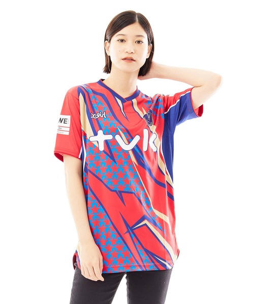 X-girl(エックスガール)の「WEリーグ|NS SK AUTHENTIC UNIFORM FP1/ノジマステラ神奈川相模原 オーセンティックユニフォーム(スポーツグッズ・レディース・レッド・SMALL/MEDIUM/LARGE/O)」の4枚目の写真