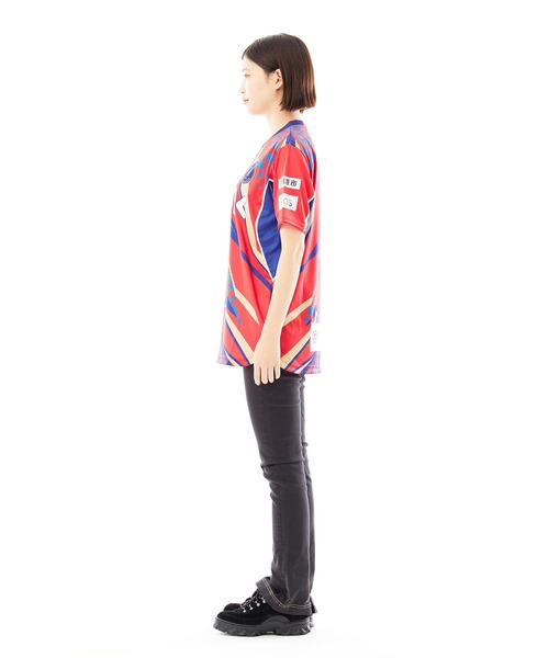 X-girl(エックスガール)の「WEリーグ|NS SK AUTHENTIC UNIFORM FP1/ノジマステラ神奈川相模原 オーセンティックユニフォーム(スポーツグッズ・レディース・レッド・SMALL/MEDIUM/LARGE/O)」の13枚目の写真