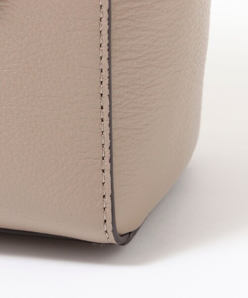 NOLLEY’S（ノーリーズ）の「バンブーレザートートバッグ（ショルダーバッグ・レディース・ブラック/ベージュ・FREE）」の10枚目の写真