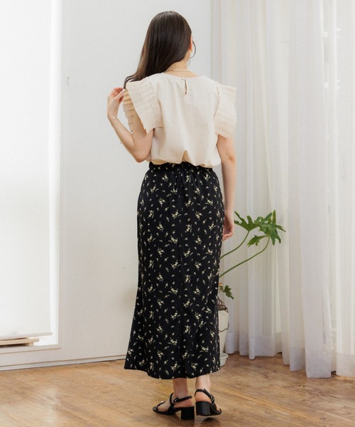flower（フラワー）の「フローラルスインギングスカート（スカート・レディース・ブラック/ピンク・FREE）」の20枚目の写真