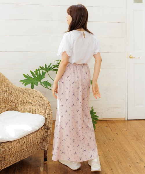 flower（フラワー）の「フローラルスインギングスカート（スカート・レディース・ブラック/ピンク・FREE）」の16枚目の写真