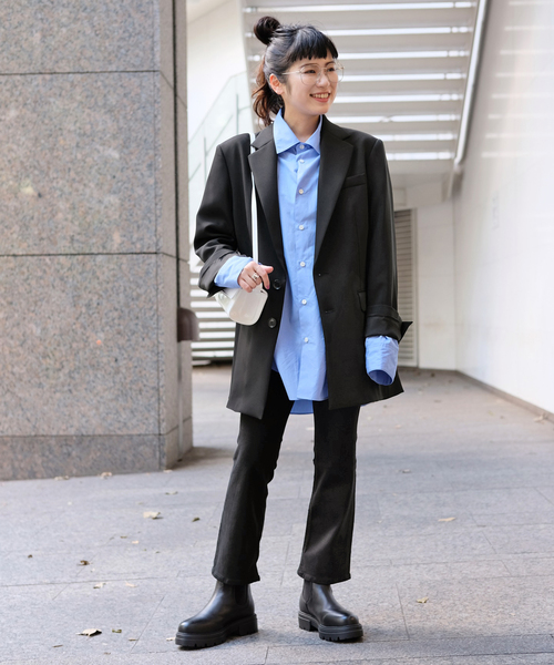 AP STUDIO コクーンジャケット　ブラック AP STUDIO コクーンジャケット ブラック AP STUDIO コクーンジャケット