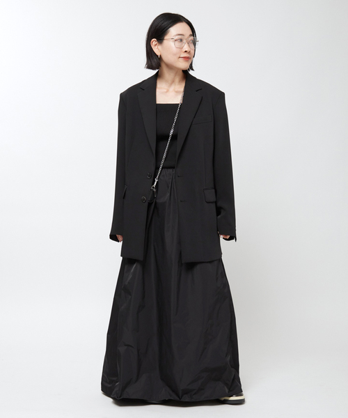 AP STUDIO ブラック テーラードジャケット リラックステーラードジャケット（テーラードジャケット）｜AP STUDIO