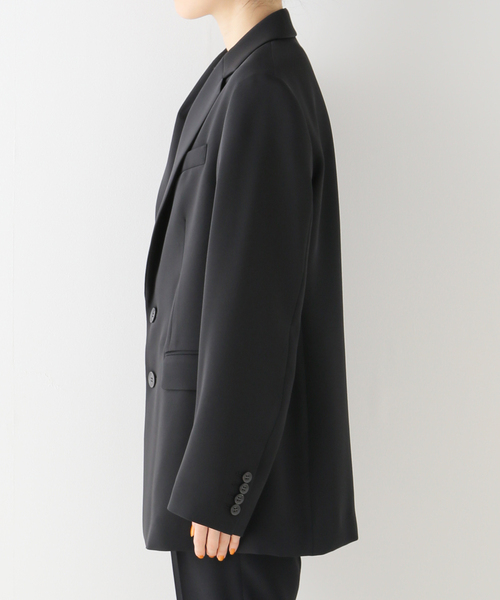 AP STUDIO ブラック テーラードジャケット リラックステーラードジャケット（テーラードジャケット）｜AP STUDIO