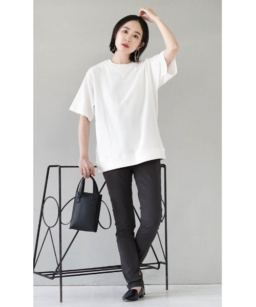 zootie（ズーティー）の「USAコットン ユニセックスTEE（Tシャツ/カットソー・レディース・ホワイト/ベージュ/ブラック・M/S/LL/L）」の4枚目の写真