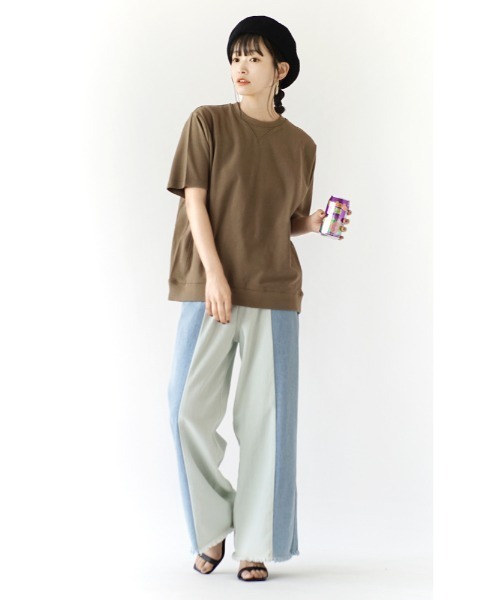 zootie（ズーティー）の「USAコットン ユニセックスTEE（Tシャツ/カットソー・レディース・ホワイト/ベージュ/ブラック・M/S/LL/L）」の22枚目の写真