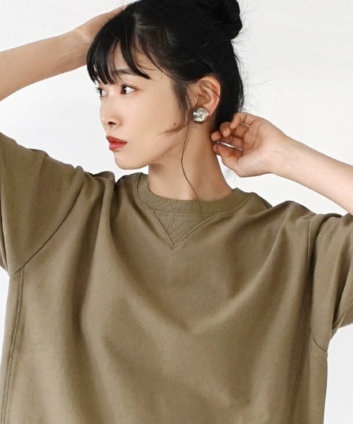 zootie（ズーティー）の「USAコットン ユニセックスTEE（Tシャツ/カットソー・レディース・ホワイト/ベージュ/ブラック・M/S/LL/L）」の11枚目の写真