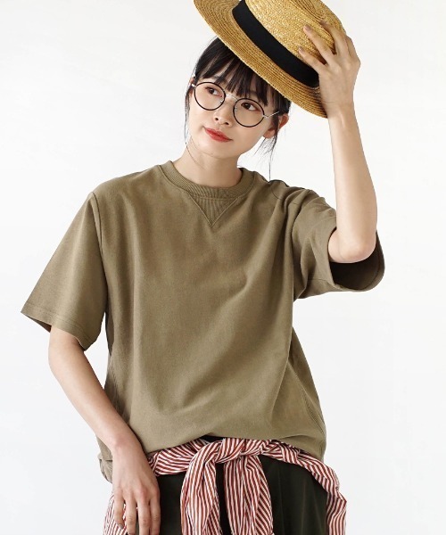 zootie（ズーティー）の「USAコットン ユニセックスTEE（Tシャツ/カットソー・レディース・ホワイト/ベージュ/ブラック・M/S/LL/L）」の17枚目の写真