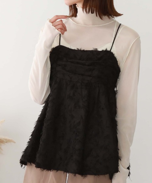 archives(アルシーヴ)の「バックシャンJQキャミチュニック(シャツ/ブラウス・レディース・ピンク/ブラック/アイボリー・MEDIUM)」の21枚目の写真