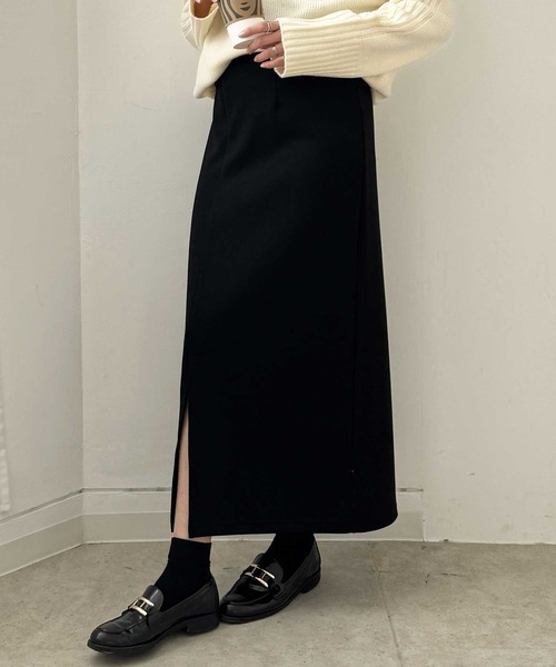 セール】【新色追加】すっきり見え！ストレッチタイトロングスカート