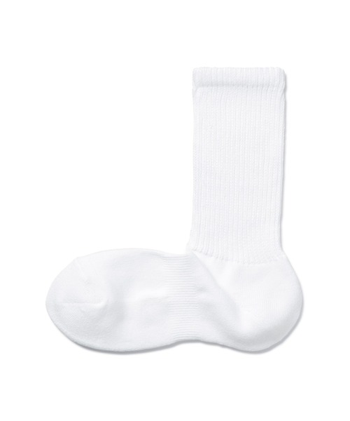 無印良品（ムジルシリョウヒン）の「足なり直角　パイル編み　厚手靴下（無地／紳士）（ソックス/靴下・メンズ・シルバーグレー/ブルー系1/ホワイト/ライトグレー系/ネイビー/ブラック/ダークブラウン系・27-29cm/25-27CM）」の2枚目の写真