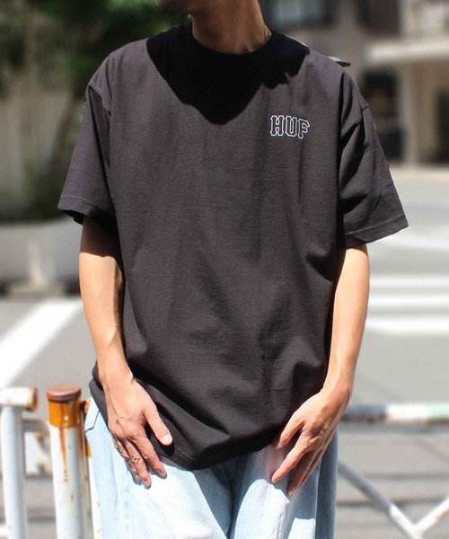 HUF(ハフ)の「【HUF】ハフ HUF SET H S/S TEE 半袖 ショートスリーブ Tシャツ TS01955(Tシャツ/カットソー・メンズ・ブラック/ホワイト/ホワイト×ブルー/グレイッシュブルー・XL/L/S/M)」の6枚目の写真