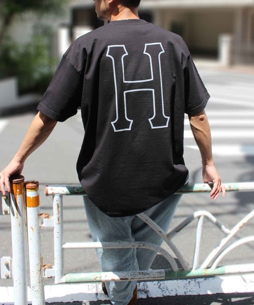 HUF(ハフ)の「【HUF】ハフ HUF SET H S/S TEE 半袖 ショートスリーブ Tシャツ TS01955(Tシャツ/カットソー・メンズ・ブラック/ホワイト/ホワイト×ブルー/グレイッシュブルー・XL/L/S/M)」の8枚目の写真