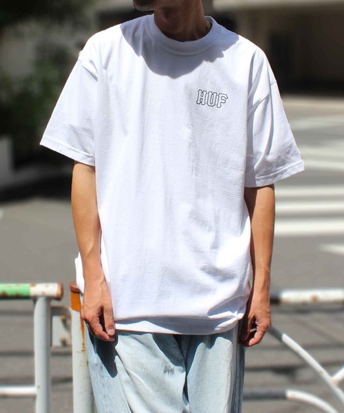 HUF(ハフ)の「【HUF】ハフ HUF SET H S/S TEE 半袖 ショートスリーブ Tシャツ TS01955(Tシャツ/カットソー・メンズ・ブラック/ホワイト/ホワイト×ブルー/グレイッシュブルー・XL/L/S/M)」の13枚目の写真