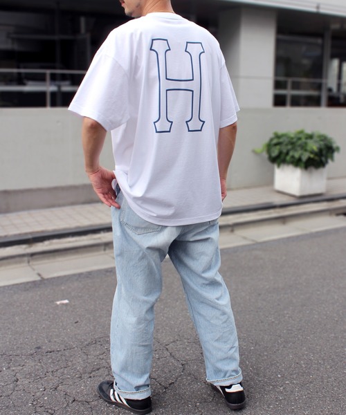 HUF(ハフ)の「【HUF】ハフ HUF SET H S/S TEE 半袖 ショートスリーブ Tシャツ TS01955(Tシャツ/カットソー・メンズ・ブラック/ホワイト/ホワイト×ブルー/グレイッシュブルー・XL/L/S/M)」の16枚目の写真