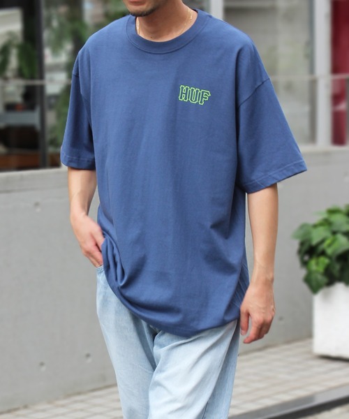 HUF(ハフ)の「【HUF】ハフ HUF SET H S/S TEE 半袖 ショートスリーブ Tシャツ TS01955(Tシャツ/カットソー・メンズ・ブラック/ホワイト/ホワイト×ブルー/グレイッシュブルー・XL/L/S/M)」の22枚目の写真