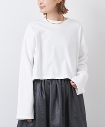 クロップド ロングスリーブ Tシャツ