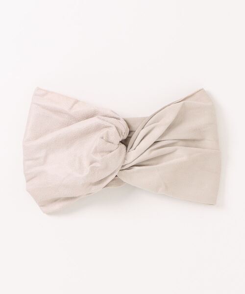 チャイハネ（チャイハネ）の「【チャイハネ】クシュレザヘアバンド（ヘアバンド・レディース・ブラック/ブラウン/カーキ/グレー/ホワイト・FREE）」の2枚目の写真