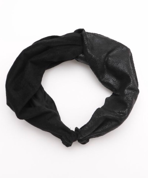 チャイハネ（チャイハネ）の「【チャイハネ】クシュレザヘアバンド（ヘアバンド・レディース・ブラック/ブラウン/カーキ/グレー/ホワイト・FREE）」の8枚目の写真