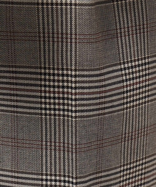 SHOO・LA・RUE(シューラルー)の「◆すっきり見え チェック柄 ワイドパンツ(その他パンツ・レディース・ブラウン系2/ベージュ系1/ブルー系その他3・02/03/04)」の22枚目の写真