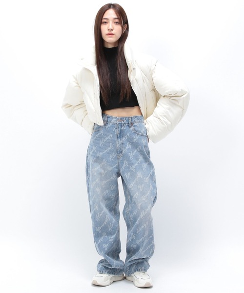 Anui(アニュイ)の「【UNISEX】ロゴブリーチデニム(デニムパンツ・レディース・ブラック/ブルー・S/M/L)」の15枚目の写真