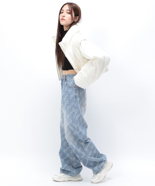 Anui(アニュイ)の「【UNISEX】ロゴブリーチデニム(デニムパンツ・レディース・ブラック/ブルー・S/M/L)」の16枚目の写真