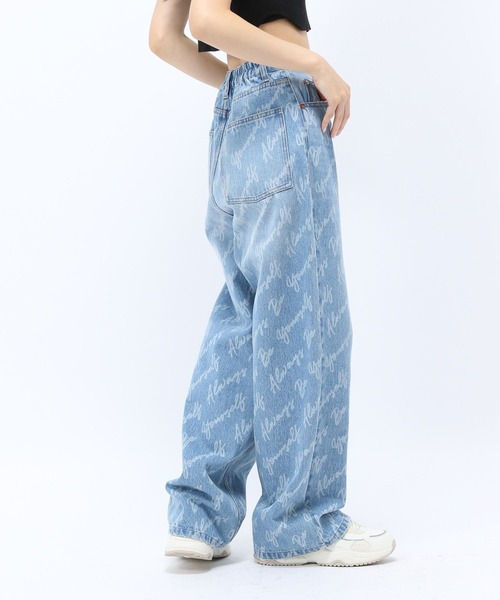 Anui(アニュイ)の「【UNISEX】ロゴブリーチデニム(デニムパンツ・レディース・ブラック/ブルー・S/M/L)」の20枚目の写真