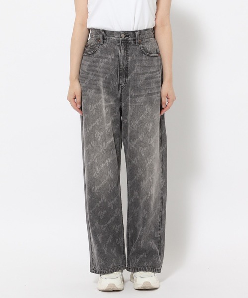 Anui(アニュイ)の「【UNISEX】ロゴブリーチデニム(デニムパンツ・レディース・ブラック/ブルー・S/M/L)」の13枚目の写真