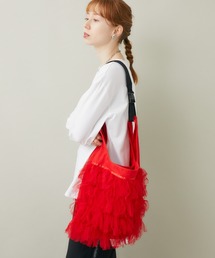 TRANOI（トラノイ）の「TRANOI　フリルバッグ（トートバッグ）」