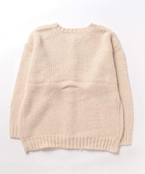 flower（フラワー）の「スフレニットカーディガン（ニット/セーター・レディース・ピンク/グレー/アイボリー・FREE）」の18枚目の写真