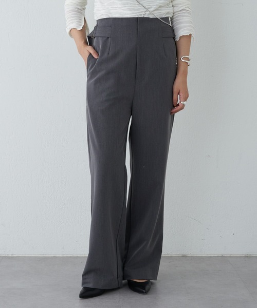 SHENERY（シーナリー）の「サイドベルトパンツ（その他パンツ・レディース・ブラック/グレー・36/38）」の3枚目の写真