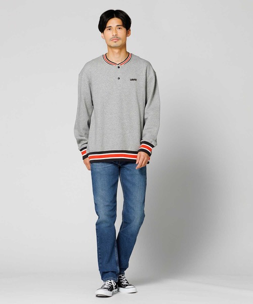 Levi's（リーバイス）の「【Levi's】スナップクルースウェット（スウェット・メンズ・グレー・S/L/M）」の11枚目の写真