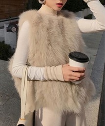 ammy. | 【 ammy. / エイミードット 】 ファー ベスト(ベスト)