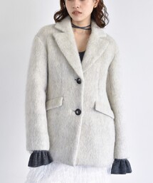 CODE A | CODE A | waist shape shaggy coat(チェスターコート)