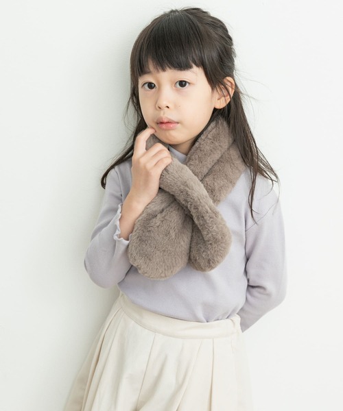 URBAN RESEARCH DOORS（アーバンリサーチドアーズ）の「エコファーティペット(KIDS)（マフラー・キッズ・ホワイト系その他/ベージュ系その他・ONE）」の4枚目の写真