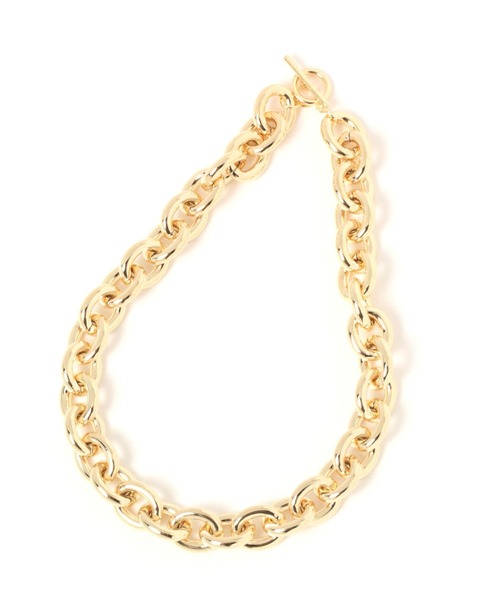 A part by（アパートバイ）の「ボリュームチェーンネックレス（ネックレス・レディース・GOLD ・FREE）」の6枚目の写真