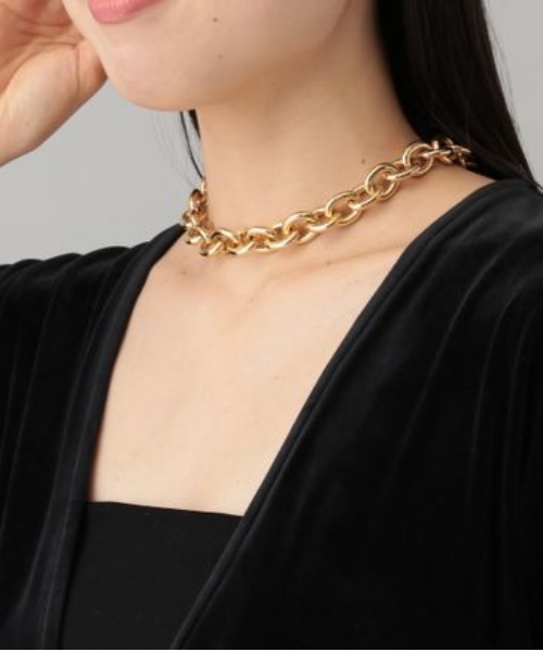 A part by（アパートバイ）の「ボリュームチェーンネックレス（ネックレス・レディース・GOLD ・FREE）」の3枚目の写真