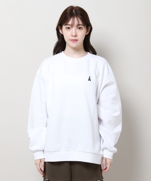 ALAND（エーランド）の「【UNISEX】ALAND／キモウワッペン CNスウェット　2980013（スウェット・レディース・ホワイト/ピンク/ブラック・MEDIUM/LARGE）」の16枚目の写真