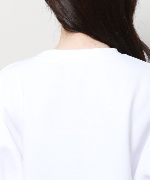 ALAND（エーランド）の「【UNISEX】ALAND／キモウワッペン CNスウェット　2980013（スウェット・レディース・ホワイト/ピンク/ブラック・MEDIUM/LARGE）」の19枚目の写真