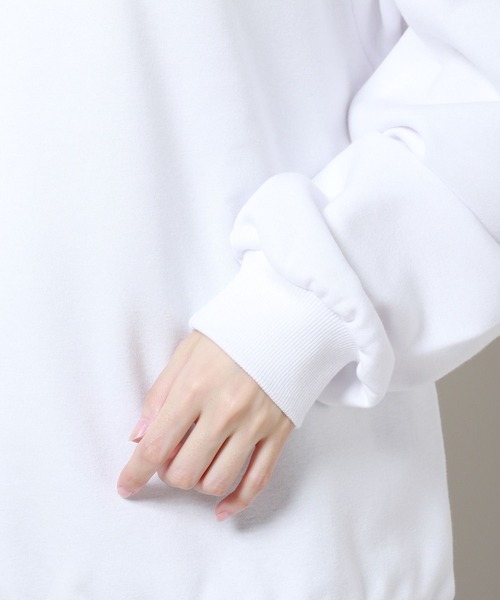 ALAND（エーランド）の「【UNISEX】ALAND／キモウワッペン CNスウェット　2980013（スウェット・レディース・ホワイト/ピンク/ブラック・MEDIUM/LARGE）」の21枚目の写真