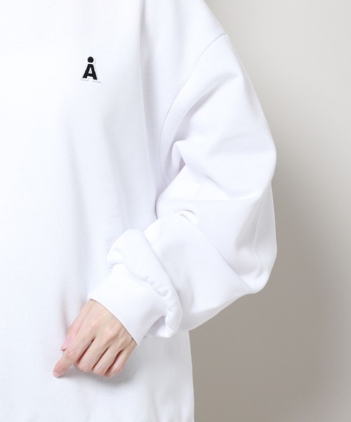 ALAND（エーランド）の「【UNISEX】ALAND／キモウワッペン CNスウェット　2980013（スウェット・レディース・ホワイト/ピンク/ブラック・MEDIUM/LARGE）」の22枚目の写真