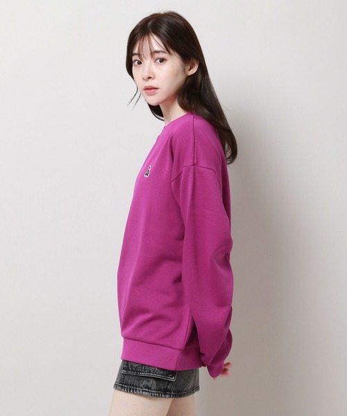 ALAND（エーランド）の「【UNISEX】ALAND／キモウワッペン CNスウェット　2980013（スウェット・レディース・ホワイト/ピンク/ブラック・MEDIUM/LARGE）」の10枚目の写真