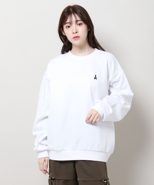 ALAND（エーランド）の「【UNISEX】ALAND／キモウワッペン CNスウェット　2980013（スウェット・レディース・ホワイト/ピンク/ブラック・MEDIUM/LARGE）」の13枚目の写真