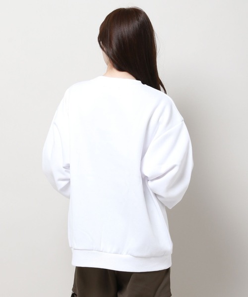 ALAND（エーランド）の「【UNISEX】ALAND／キモウワッペン CNスウェット　2980013（スウェット・レディース・ホワイト/ピンク/ブラック・MEDIUM/LARGE）」の14枚目の写真